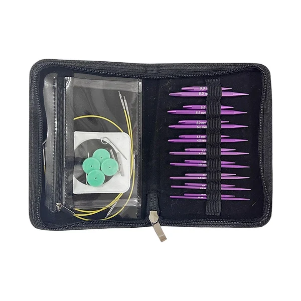 Breathable Maxbell Circular Knitting Needles Set Craft Crochet Needles for Socks Knitter Sewing Detailed