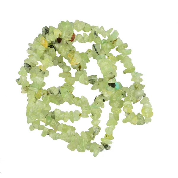 Breathable Maxbell 34 inch Strand Jewelry DIY Findings Natural Green Prehnite Sand Smooth