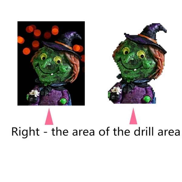 Carefully Designed Maxbell Halloween DIY 5D Diamond Painting Embroidery Cross Crafts Stitch Kit World-Class