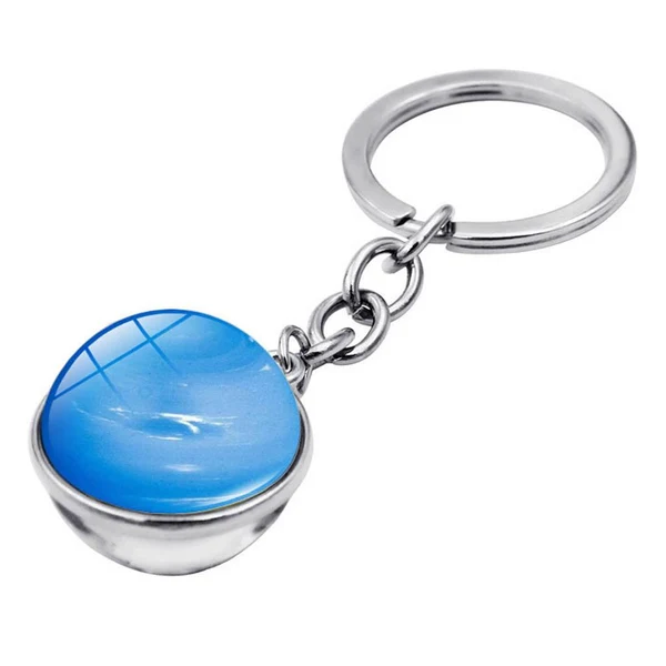 Fast Maxbell Metal Gem Cabochon Keychain Split Rings Fashion Keyring Key Chain Decors C Secure