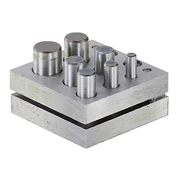 Lightweight Maxbell 7 Sizes Disc Cutter Set Durable Accessories Coin Pendant Punch and Die Set Versatile