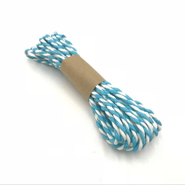 Durable Maxbell 5 Meters Paper Cord Craft Rope Twine String for Gift Wrapping Blue Next-Generation