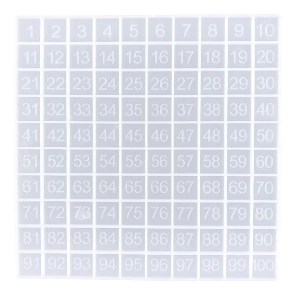 Certified Maxbell Silicone 1-100 Number Board Mold Epoxy Casting Mould Resin Crafts Supplies Responsible