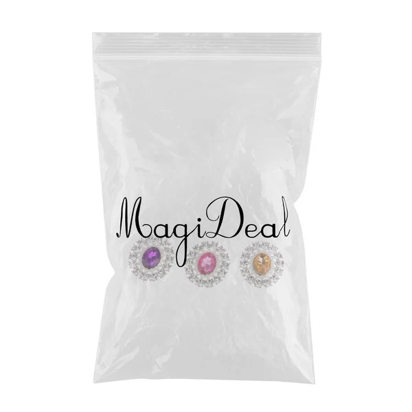 Pure Maxbell 3 Colors Pearl Crystal Rhinestone Flatback Buttons Embellishment DIY Craft Fine