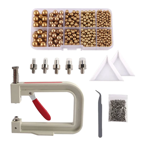First-Class Maxbell Pearl Handmade Setting Machine Handmade DIY Craft Accessories for Cap Punch Aureate High-Quality
