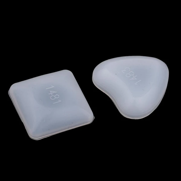 Powerful Maxbell 2 Pieces Square Heart Silicone Domed Cabochon Mould for Resin Jewelry Making Superior