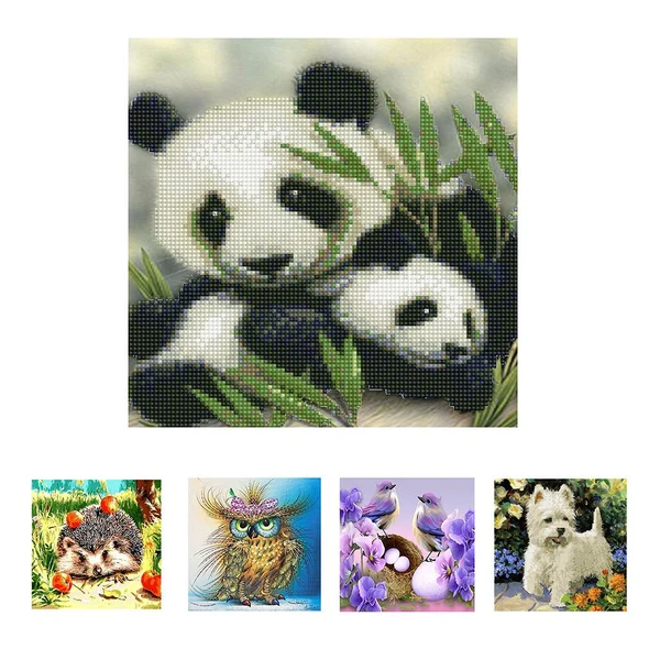 Environmentally Friendly Maxbell DIY Animals 5D Diamond Painting Embroidery Cross Stitch Home Decor Hedgehog Sustainable
