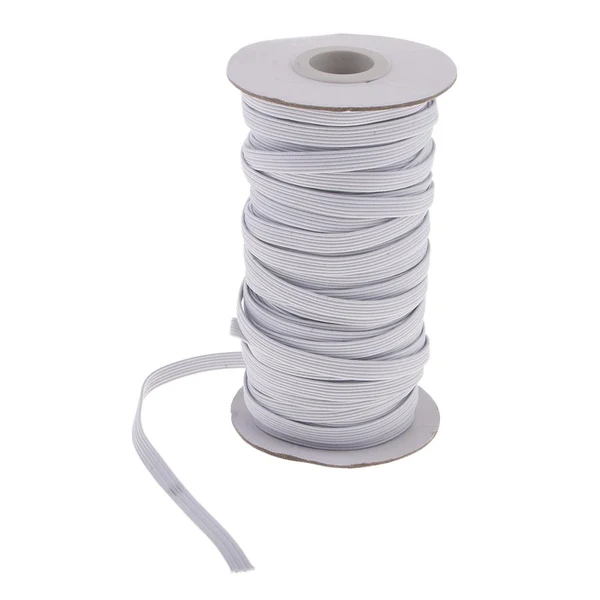 Soft Maxbell 125yd Elastic Stretch Cord for Clothes Dress Sport Pants Sewing Trim White Professional