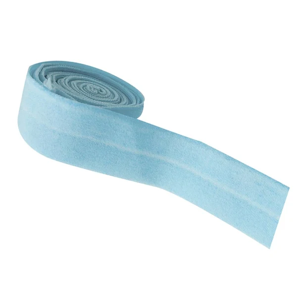 High-Grade Maxbell 2cm Elastic Flat Bias Binding Tape Craft Clothing Sewing Braided Rope Blue Clean