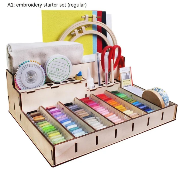 Certified Maxbell Embroidery Self Made Tool Set Traditional Embroidery Beginner's Set A1 Original Design