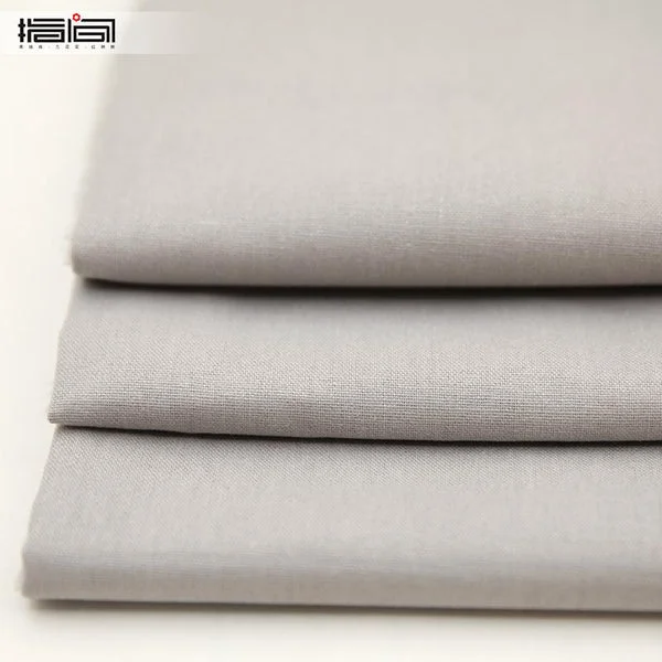 Quality Maxbell Solid Color Cotton Fabric Handmade Sewing Craft Patchwork Cotton Linen White Artisan