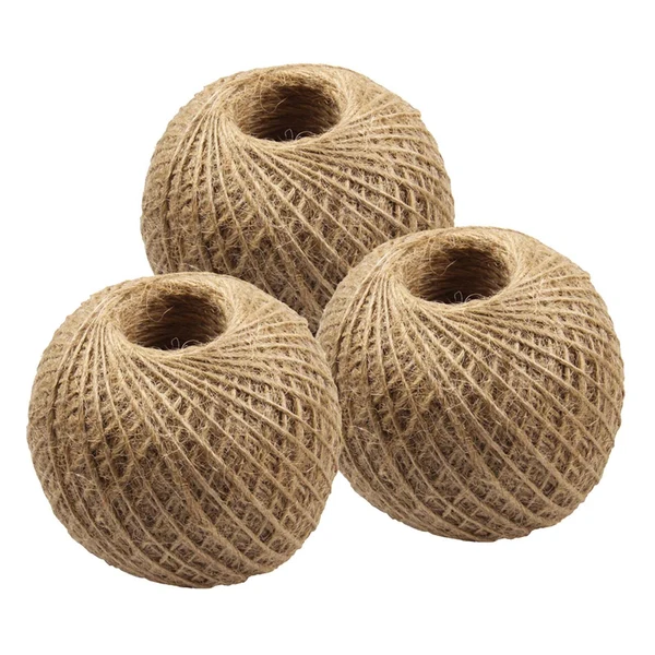 Superior Maxbell 3Pcs 2mm Hemp Twine String for Plant Hanging Bakery Boxes Wrapping Gardening Detailed