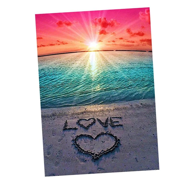 Pure Maxbell DIY 5D Diamond Painting Embroidery Cross Crafts Stitch DIY Seaside Premium Material