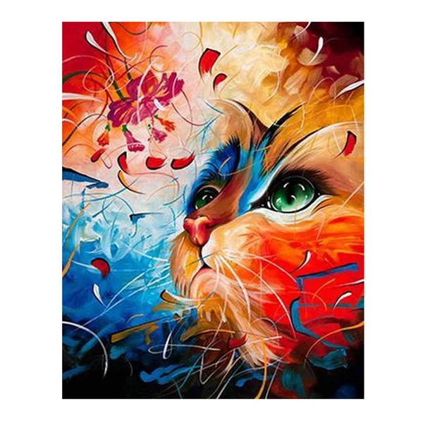 Unique Maxbell 1 Set Oil Painting Paint by Number Kits for Kids Adults - Cats Organic