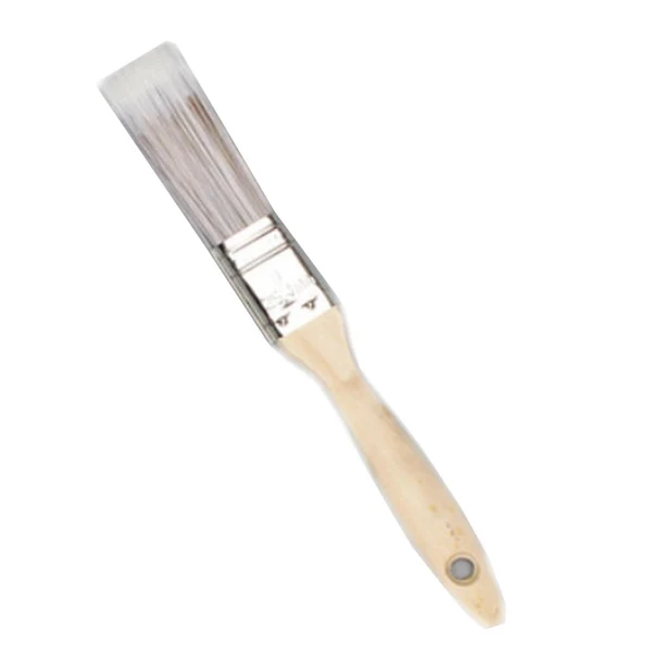 Fashionable Maxbell Wooden Handle Flat Head Brushes Reusable DIY Wall Decorating Brush 1inch Refined