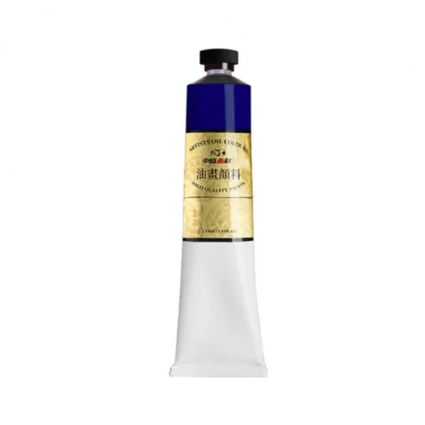 Comfortable Maxbell 1pc Oil Paint 50ml Tube Professional Children Drawing Light Blue Healthy