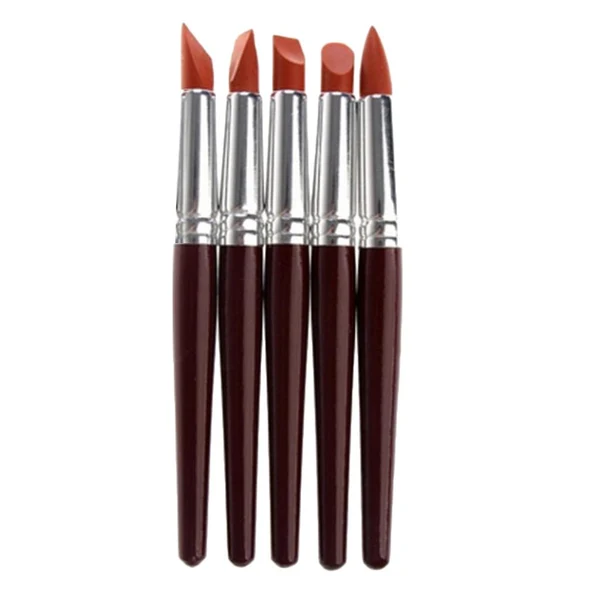 Traditional Maxbell 5Pc Silicone Rubber Shapers Polymer Clay Sculpting Modelling Tool DIY Crafts Specialty