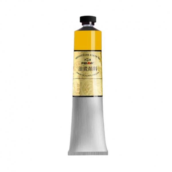 Long-Lasting Maxbell 1pc Oil Paint 50ml Tube Professional Children Drawing Yellow Safe