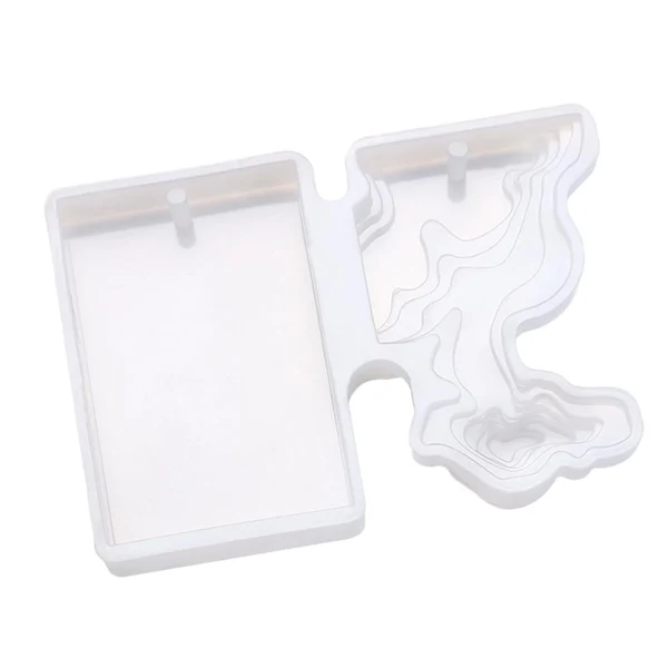 Consistent Maxbell Island Mold Silicone Ornament Moulds Jewelry Pendant Making Crafts 65x45x10MM Exceptional