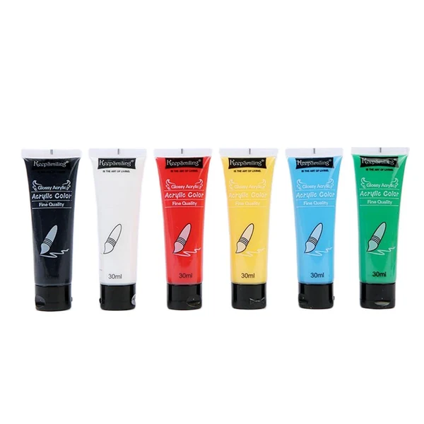 World-Class Maxbell Artists Painting Tool Tube Acrylic Paint 6Color Painting Pigment for Ceramic Next-Generation