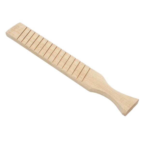 High-Grade Maxbell Wooden Clay Paddle Pottery Tool for Kitchen Clay and Pottery DIY 32.5x4.5CM Elite