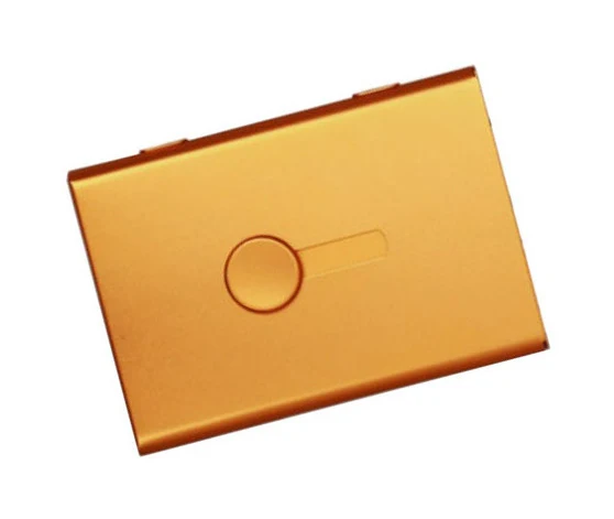 Verified Maxbell Business Card Holder Case Metal Pocket Card Holder Name Card Golden Prestigious