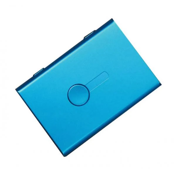 Smooth Maxbell Business Card Holder Case Metal Pocket Card Holder Name Card Blue Sophisticated