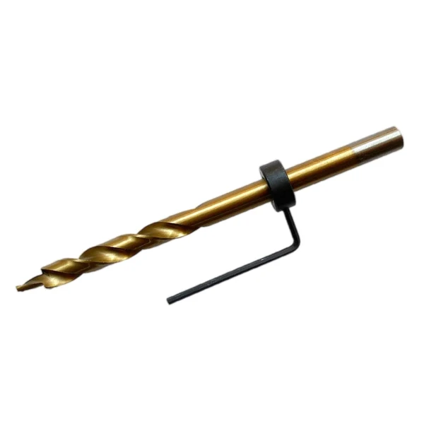 Functional Maxbell HSS Twist Step Drill Bit Round Shank with Stop Collar for DIY Power Tools 9.5mm Titani Plated Safe