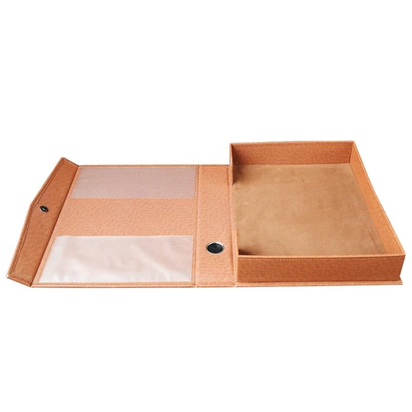 Premium Maxbell A4 Paper Storage Document File Folder Bag Pouch Holder Case Light Brown High-Quality