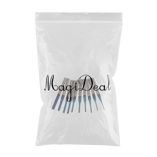 Elegant Maxbell 10PCS Set 1 8 Inch Shank PCB CNC Drill Bits End Mill Engraving 0.8-3.175mm Crafted