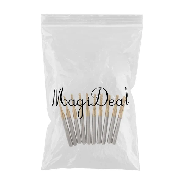 Detailed Maxbell 10 Pcs Carbide End Mill Bits Set Milling Cutter Engraving Tool 1.5-3.175mm Top-Quality
