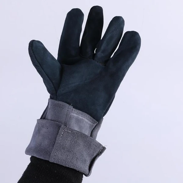 Smart Maxbell Two-layer full leather welding gloves hand welding gloves electric welding Proven