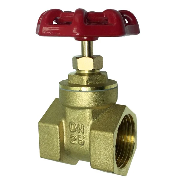 Selected Maxbell 1 Pc Brass Gate Valve Threaded Valve Water Pipe Connector Adapter Tap DN25 Genuine
