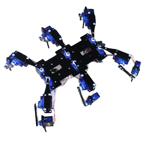 Unique Maxbell Hexapod 6-legged Robot Black Spider Robot Full set of Bracket Accessories Organic
