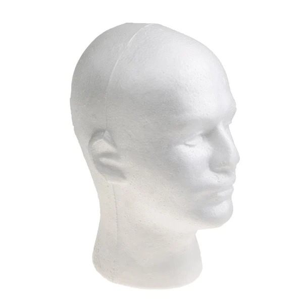 Relaxed Maxbell Male Foam Mannequin Head Wigs Hats Headphone Display Model Stand White Proven