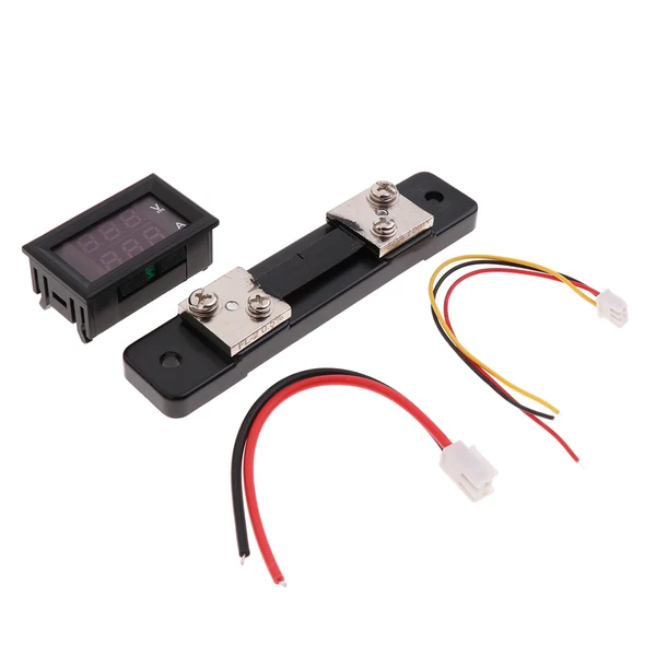 Genuine Maxbell Durable DC 100V LCD Digital 50A Volt Amp Power Meter Ammeter Voltmeter Sophisticated