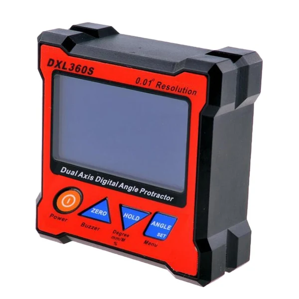 Efficient Maxbell 1pcs DXL360S Dual Axis Digital Angle Protractor LCD Protractor Inclinometer Healthy
