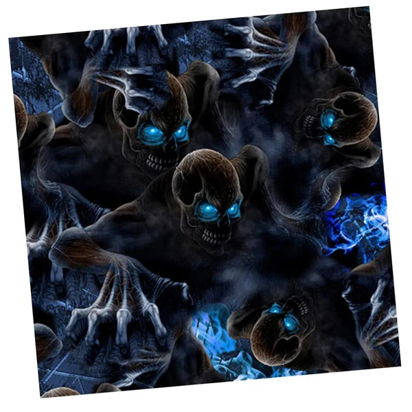 High-Quality Maxbell Hydrographics Film Water Transfer Printing Film Flame Skulls 2m Film Roll 2 Prestigious