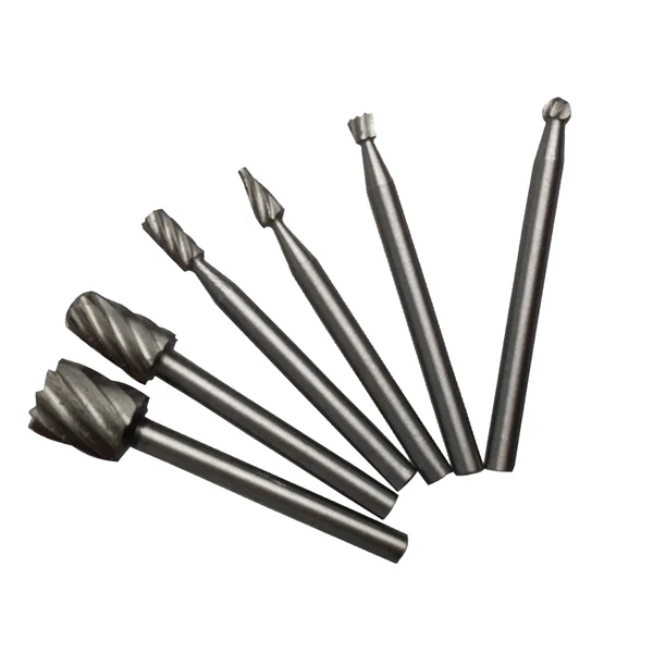 Next-Generation Maxbell 6 pieces 10PC HSS Routing Router Bits Burr Rotary Tools Engraving Wood Working Tools Durable