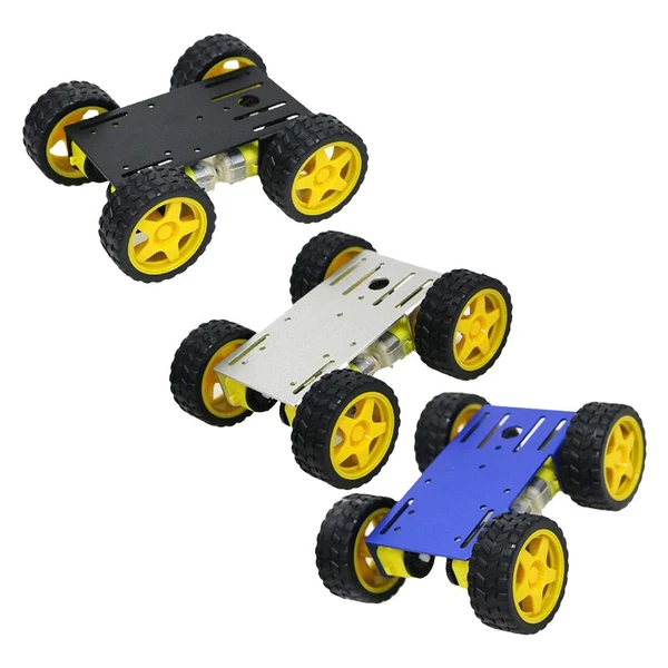 Innovative Maxbell 1 to 120 motor - C101 smart car chassis Remote control toy car Silver Reliable