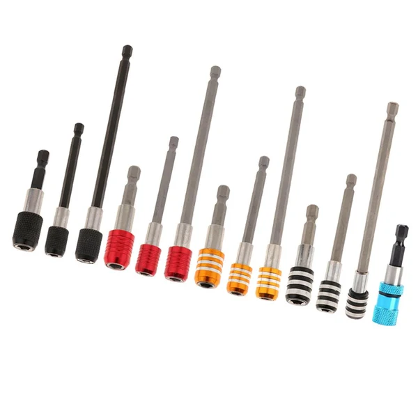 Sustainable Maxbell 1Pc 1 4 Screwdriver Extension Quick Release Hex Shank Holder Drill Bit Black 60mm Contemporary