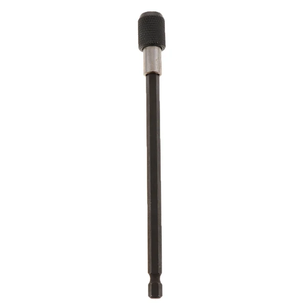 Superior Maxbell 1Pc 1 4 Screwdriver Extension Quick Release Hex Shank Holder Drill Bit Black 150mm Verified