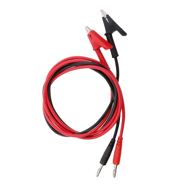 Dependable Maxbell P1040 1Set 1M 4mm Silicone Banana Plug to Crocodile Alligator Clip Test Probe Lead Wire Cable Test Leads Kits High-End