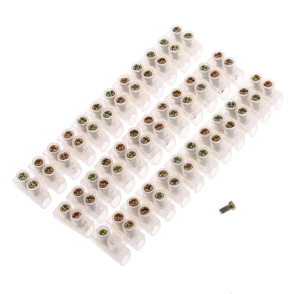 Professional Maxbell 3 Pieces 3A 12 Position Screw Terminal Electric Barrier Strip Block Pure