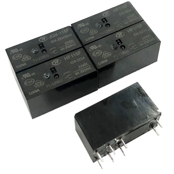 Detailed Maxbell 5 Pcs DC Coil Voltage Power Relay 24V 8A 8Pin 2ON 2OFF General Purpose Relay Next-Generation