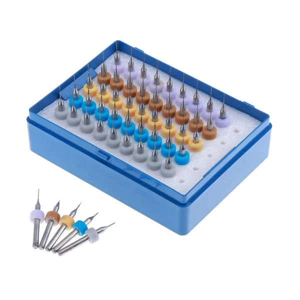 Fine Maxbell 50 Pcs Tungsten Carbide Drill Bits PCB Circuit Board Engraving Printing Tool First-Class