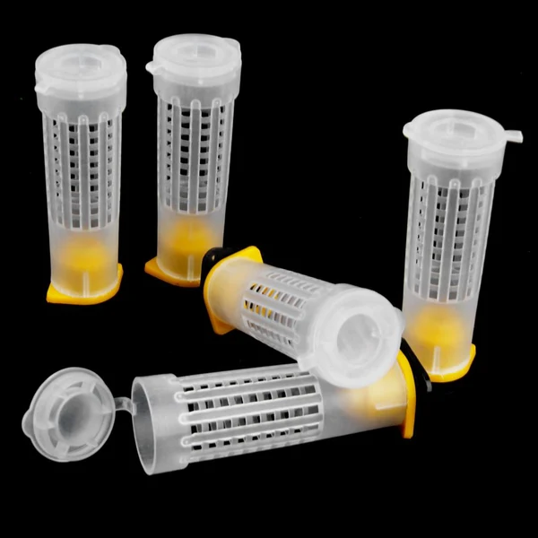 Prestigious Maxbell Beekeeping Queen Bee Hair Roller Cages W Cell Cup Holder and Cell Fixtures First-Class