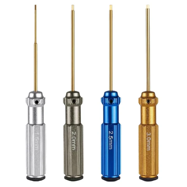 Crafted Maxbell 4 Pcs Assorted Color Hex Screwdriver 1.5mm 2.0mm 2.5mm 3mm Disassembly Tools Reliable