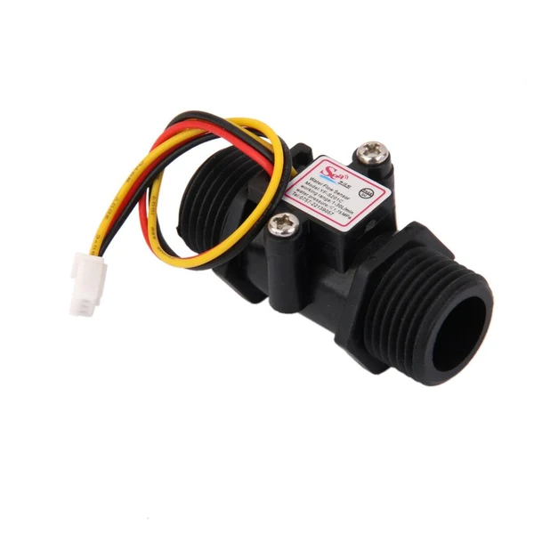 High-End Maxbell Water Flow Sensor Flowmeter Water control DN15 turbine flowmeter 1-30L min Verified