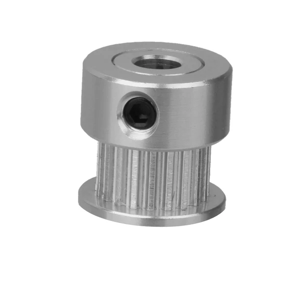 Lightweight Maxbell 20T 5mm Bore 2mm Pitch Stainless steel Timing Belt Pulley 2GT Silver Green